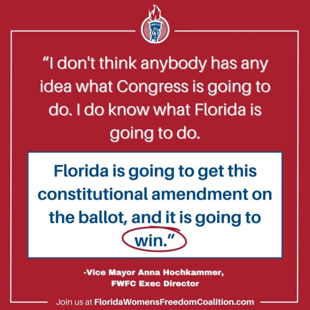 A quote from our Exec. Director, Anna Hochkammer, in her appearance on CNN! 

#abortionontheballot #florida #florida2024 #abortion #miami #abortionaccess #reproductiverights #abortionishealthcare #abortion #healthcare #freedom #miamidade #petitions #feminist #womenshealth #floridawomen #freedom #floridapolitics #election #data #dobbs #roe #congressionaldistrict #issue1 #ohio #floridawomensfreedomcoalition #fwfc