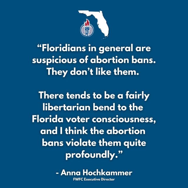 Floridians will reject the extreme abortion ban in just over one week by voting #YesOn4 !

“Of 10 states with abortion ballot measures, only one requires 60 percent support to pass” in The 19th News, Oct 17th 2024, by Grace Panetta 
Read it here: https://19thnews.org/2024/10/florida-abortion-ballot-measure-60-percent/